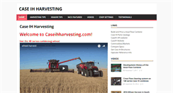 Desktop Screenshot of caseihharvesting.com