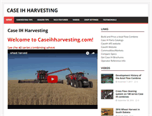 Tablet Screenshot of caseihharvesting.com